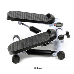 LUXTRI Stepper 41x30x18cm con computer per allenamento Fitness gambe & glutei Ministepper elastici