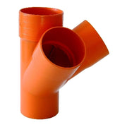 DERIVAZIONE A SCAGNO ARANCIO- Diam. 100- ESCLU- pezzi 1