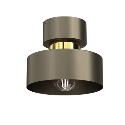 Plafoniera tonda oro titanio Marti E27 15W Luminex