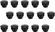 Pompe per Pozzi 100 Unità - Nero Plastica - Diametro 7 mm - Altezza 8 mm - Per Pozzi di 7 mm - Facile da Utilizzare - Coperchio di Protezione