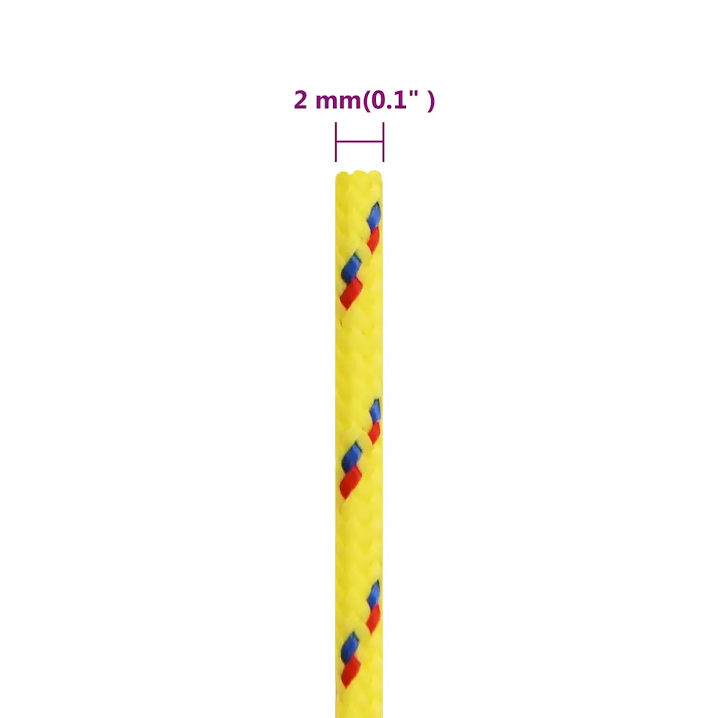 Corda per barca Gialla 2 mm 50 m in Polipropilene 152583