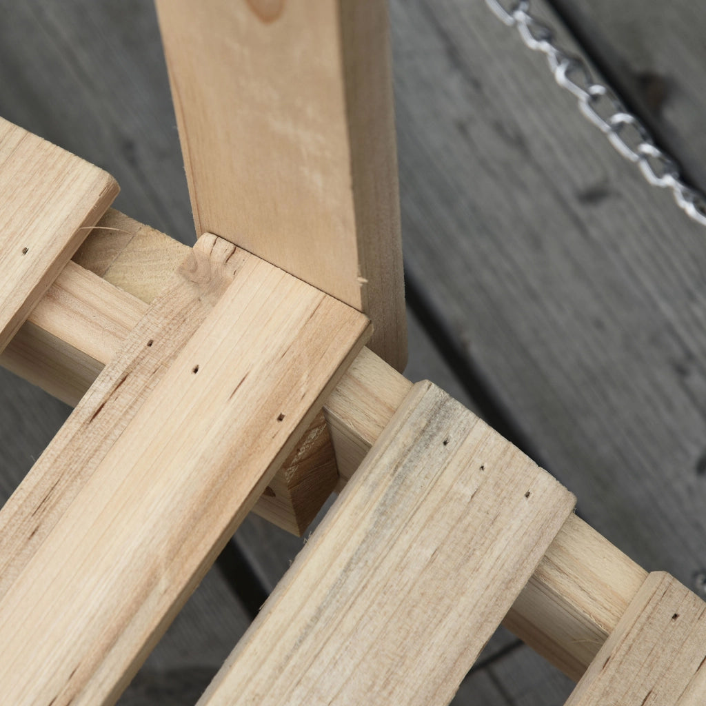 Pont de Jardin ¨C zephmum ¨C Passerella in Legno per Laghetto 100x32x48 cm