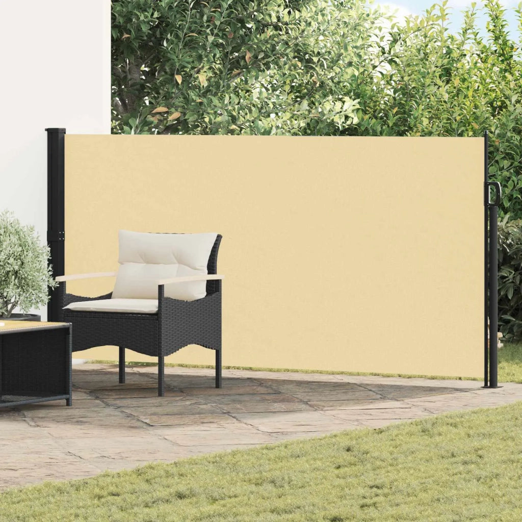 Tenda laterale retrattile Sabbia 600 x 140 cm Poliestere