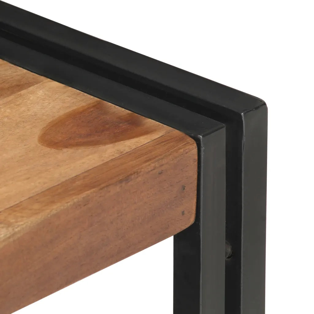 Mobile TV 120x30x40 cm in Legno Massello con Finitura Sheesham cod mxl 57196