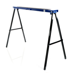 Set di 2 cavalletti pieghevoli di supporto in acciaio Capacità di carico di 250kg per coppia