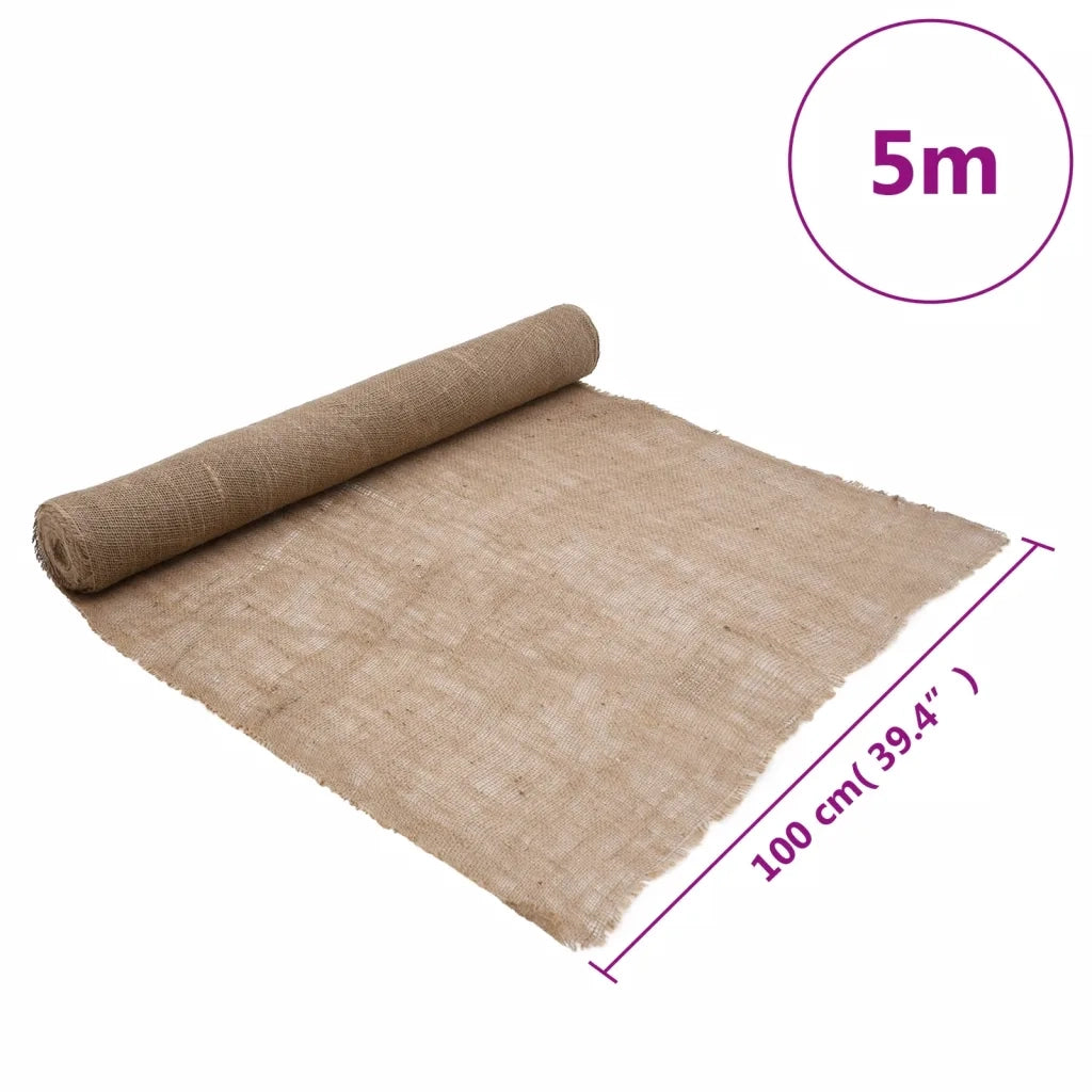 Rotolo di iuta 1x5 m 100% iuta 200 gsm 155800