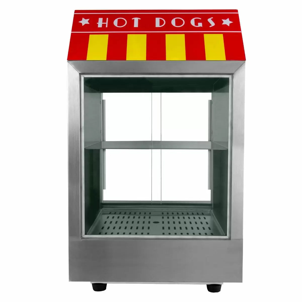 Macchina a Vapore per Hot Dog da Banco 2000W in Acciaio Inox con Accessori
