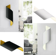 Applique moderno lampada illuminazione per parete da Muro Moderno Led Attacco G9 bianco Led Luce Calda 3000K