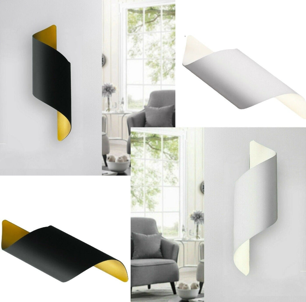 Applique moderno lampada illuminazione per parete da Muro Moderno Led Attacco G9 bianco Led Luce Calda 3000K