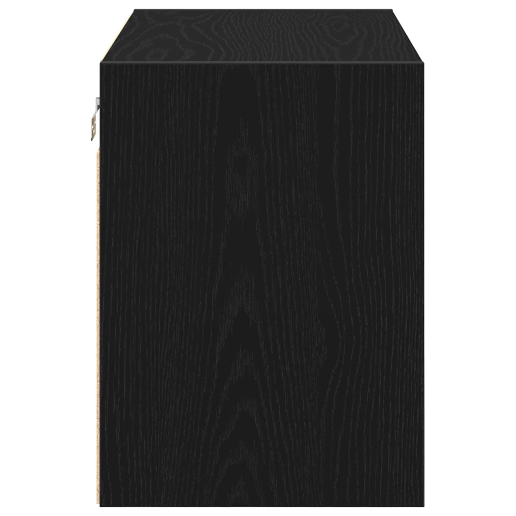 Pensile per Garage Nero in Legno Multistrato 860645