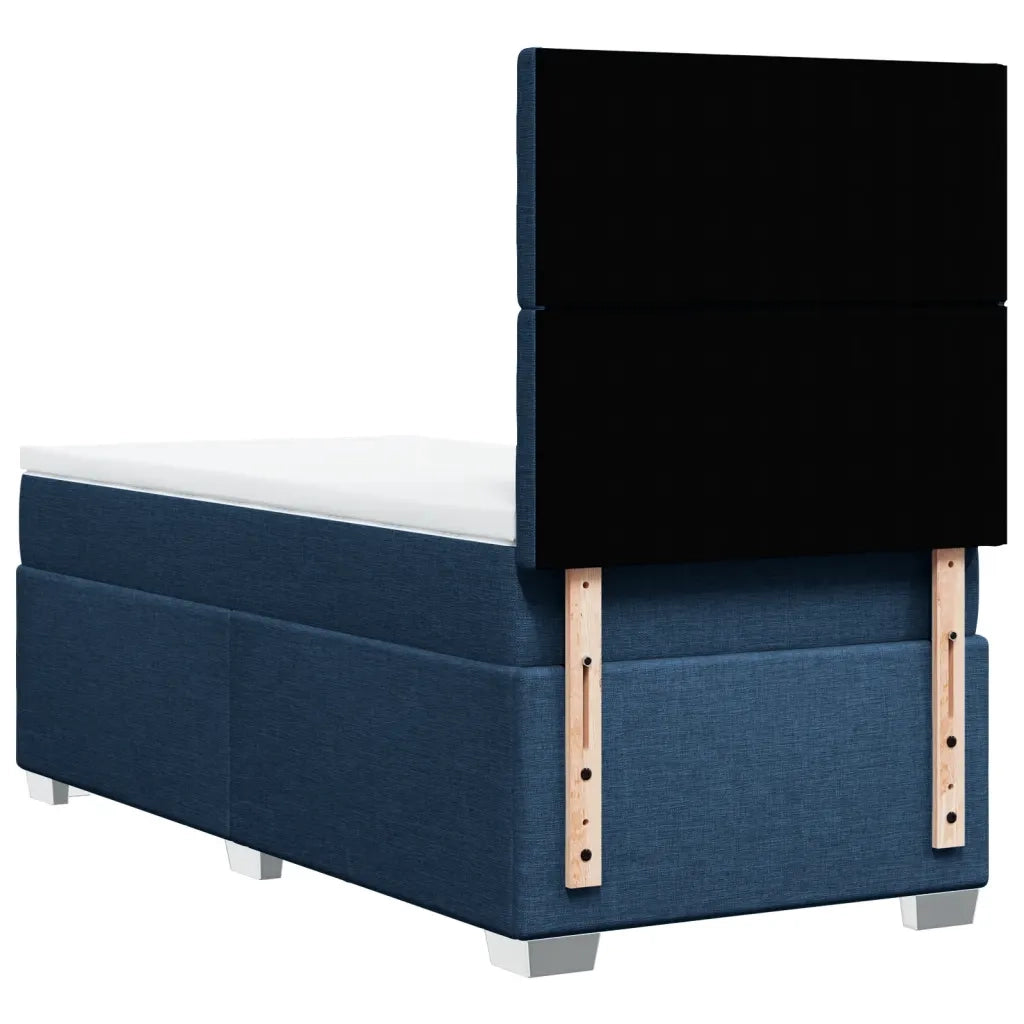 Giroletto a Molle con Materasso Blu 100x200 cm in Tessuto 3290419