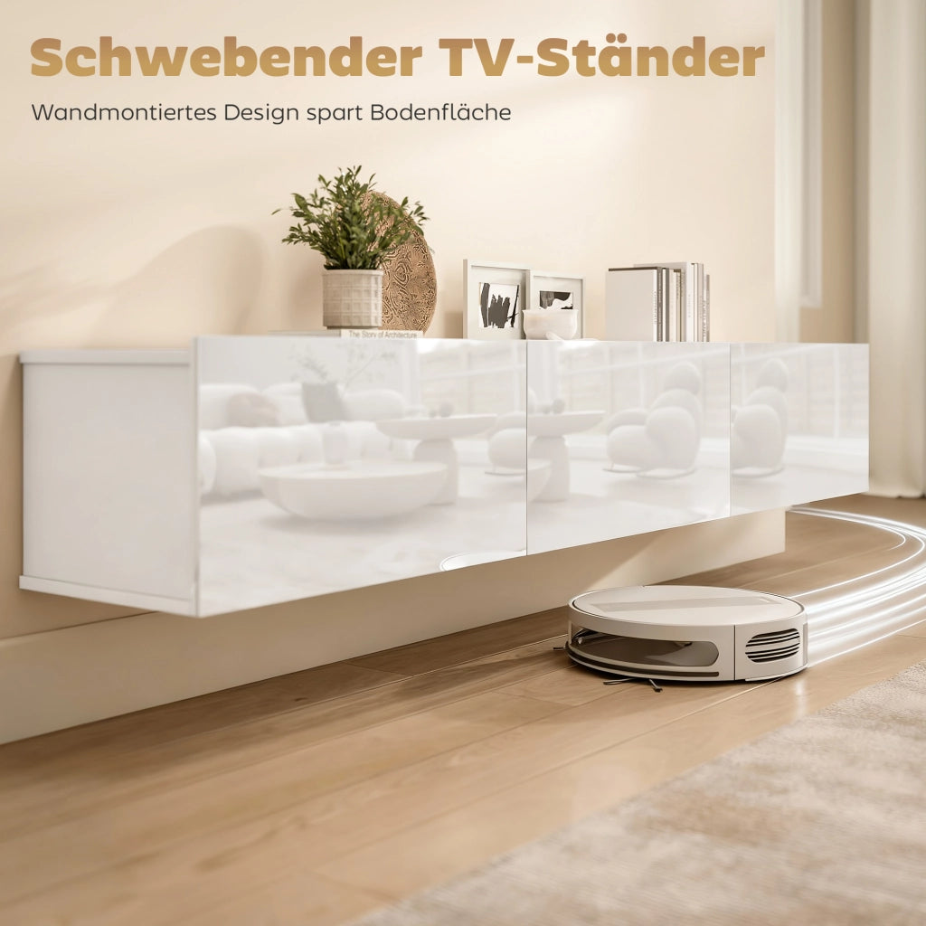Mobile TV Sospeso ¨C zephmum ¨C Bianco 180 cm