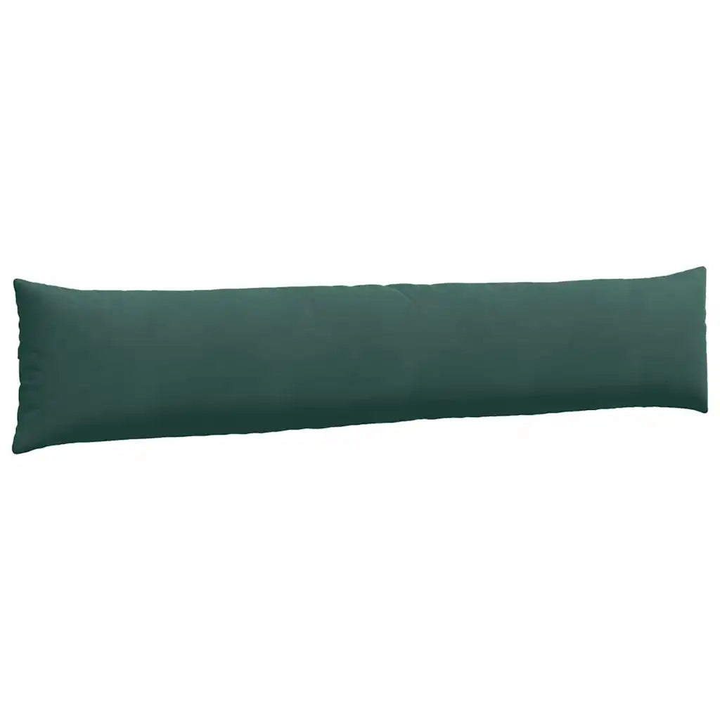 Cuscini da Divano 2 pz-Set di 2 Cuscini per Sofa Verde scuro 200 x 40 cm 180693