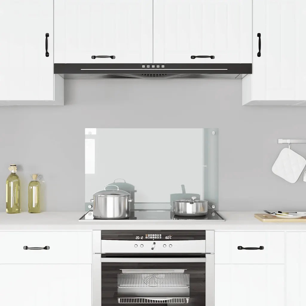 Paraschizzi per Cucina Trasparente 80x50 cm in Vetro Temperato CFW5003470