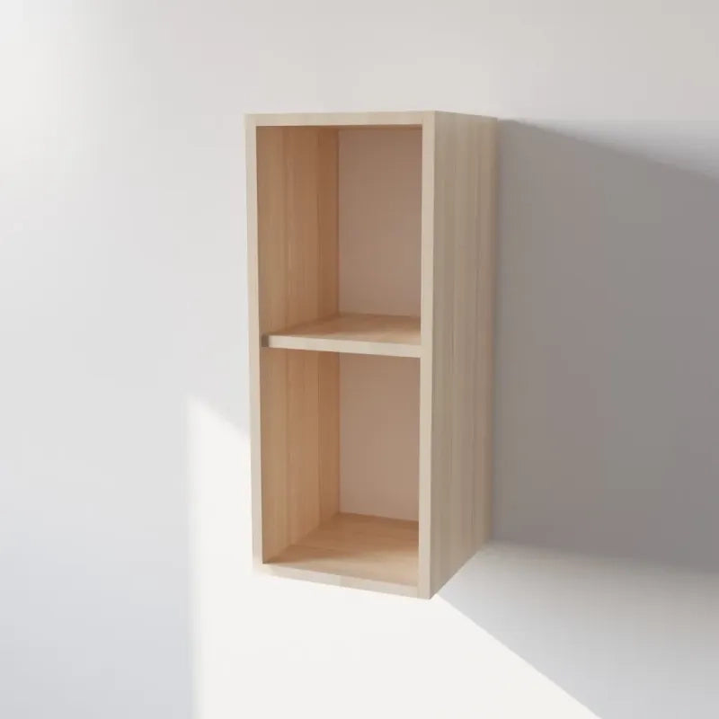 Pensile Cucina in Legno Nobilitato Bianco Rovere Alto con 1 Anta, Pensile Componibile Moderno Made in Italy (H72XL30XP33cm)