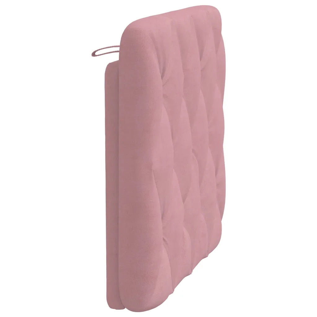 Cuscino Testiera Rosa 90 cm in Velluto CFW3677151