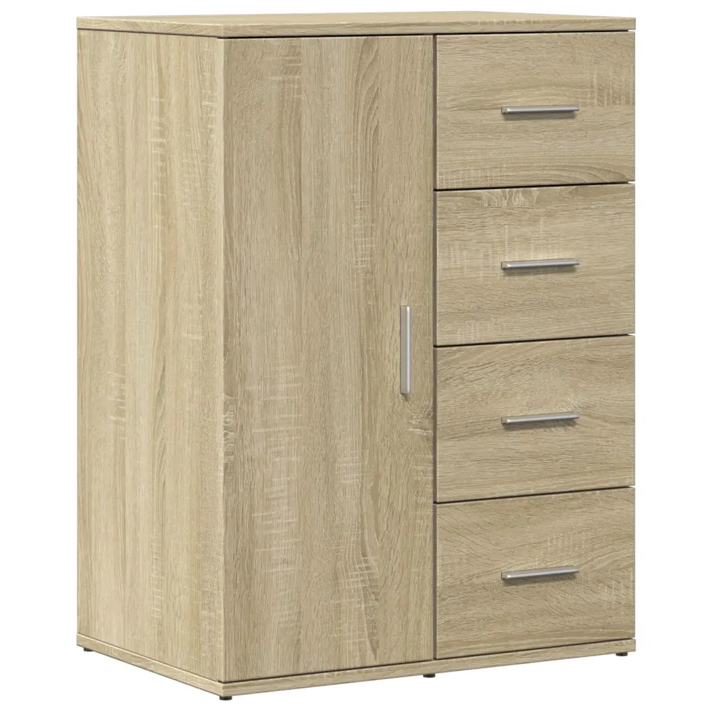 vidaXL Credenza Rovere Sonoma 59x39x80 cm in Legno Multistrato