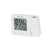 Orologio EXPLORE SCIENTIFIC radiocontrollato con proiezione ora RDP1001 BIANCO