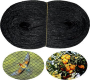 Reticolo per Protezione degli Uccelli - Reticolo Fine per Giardino Adatto per Alberi da Frutta - 1 Pezzo - Nero - 6 m x 10 m