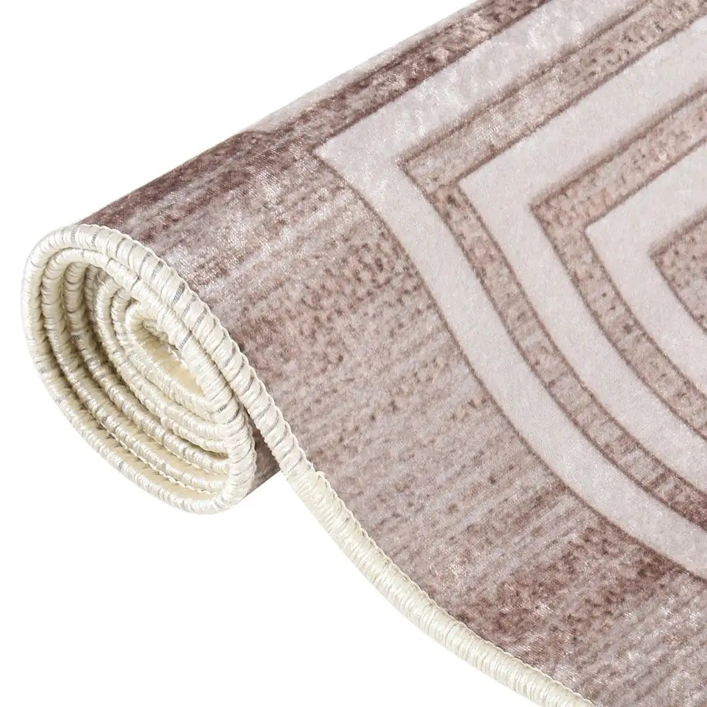 Tappeto Lavabile 190x300 cm Beige 337944