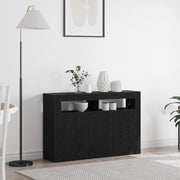Sideboard Rovere nero Legno ingegnerizzato 116 x 30 x 75 cm