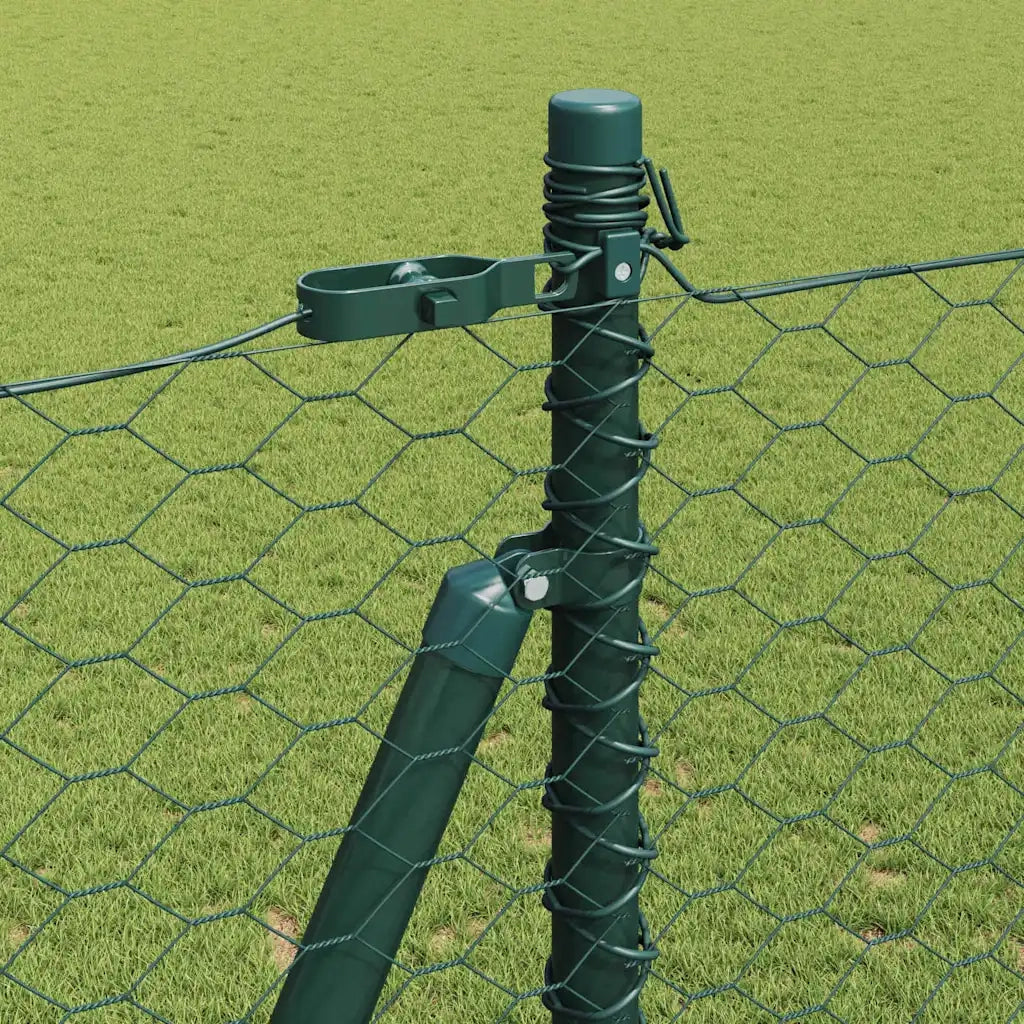 Palo della recinzione Verde 25 x 1,4 m (maglia da 36 mm)