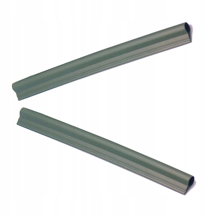 Clip KADAX da 19 cm per nastro per recinzione, ganci per nastro per recinzione, colore verde, 2 pezzi