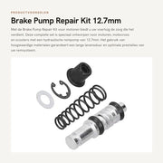 Kit di riparazione per pompa a pistone 12,7mm - pistone - biela - guarnizioni - accessori in gomma - lega di alluminio di alta qualità - kit di riparazione per pompa