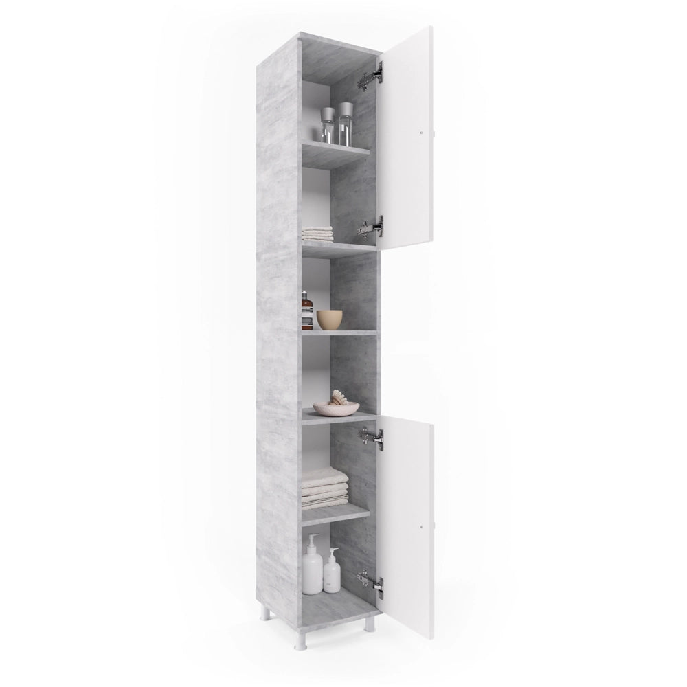Vicco Mobile bagno alto Calcestruzzo 30 x 190 cm