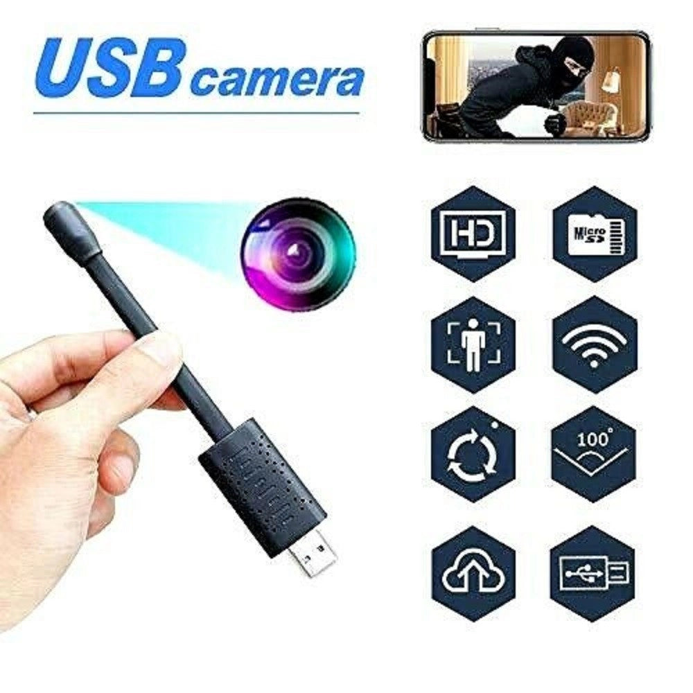 Trade Shop - Telecamera Microspia Spia Wifi Micro Camera Ip Nascosta Spy Cam Alta Risoluzione -