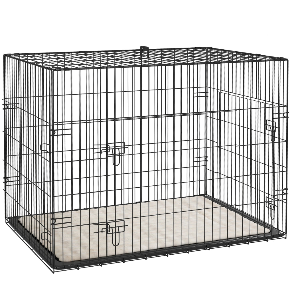 Casetta Trasporto Cane Pieghevole ¨C Zephmum ¨C Nero 90x57.5x62