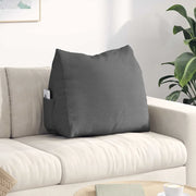 Cuscino per Schiena Grigio scuro 60 x 20 x 50 cm Tessuto 42015032