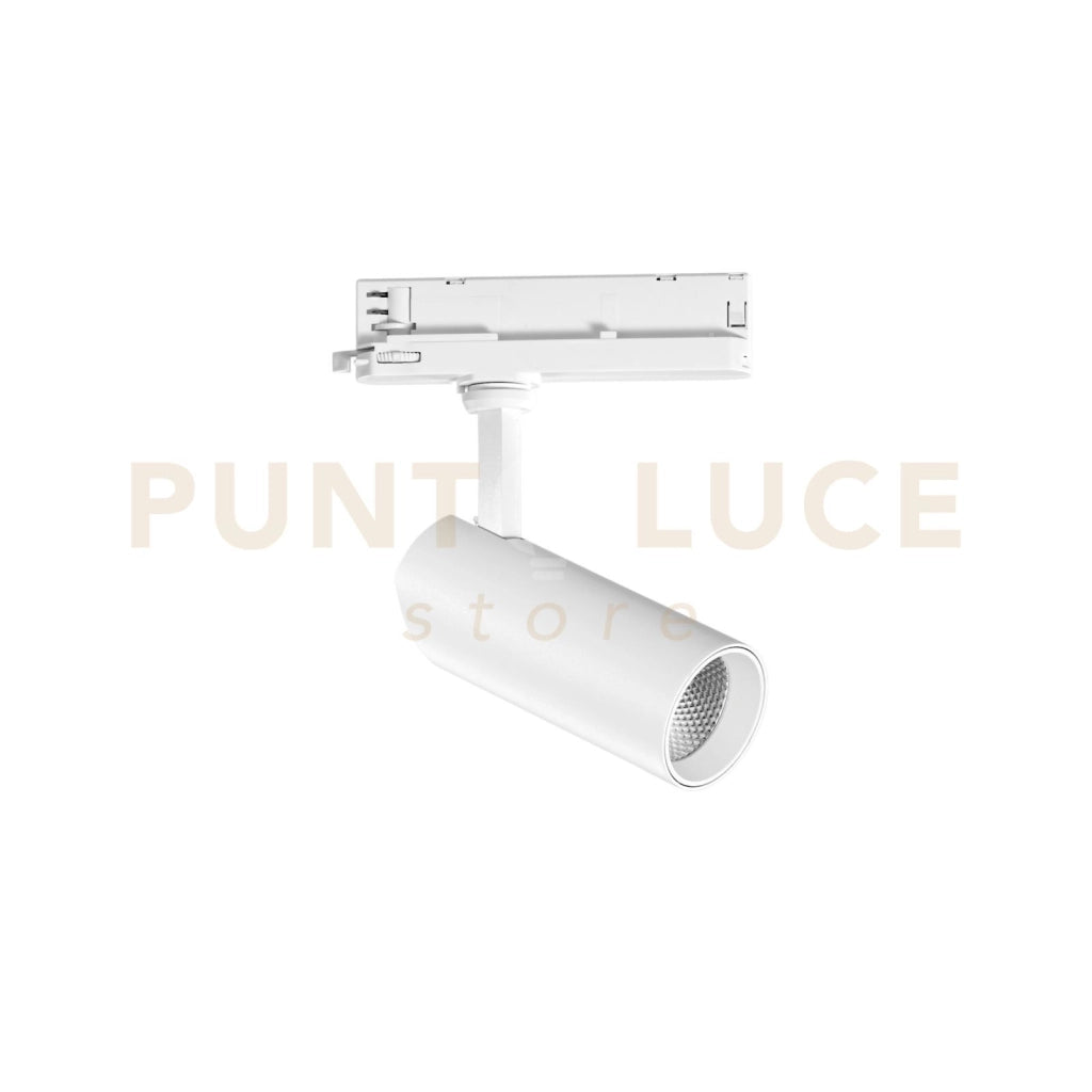 FARO BINARIO LED ACTION BIANCO IN ALLUMINIO 20W 1910LM 4000K 24X15X6,2 CM