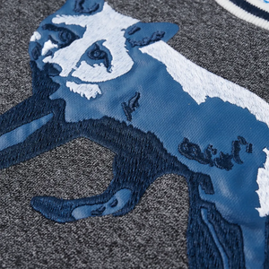 Felpa per Bambini Blu Marino Mélange 128 13342