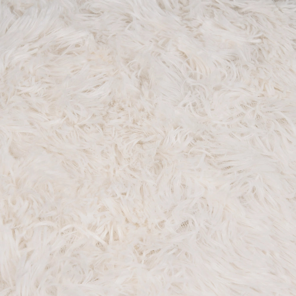 Cuccia morbido lettino per animali domestici in cotone grigio e bianco ø 45 cm