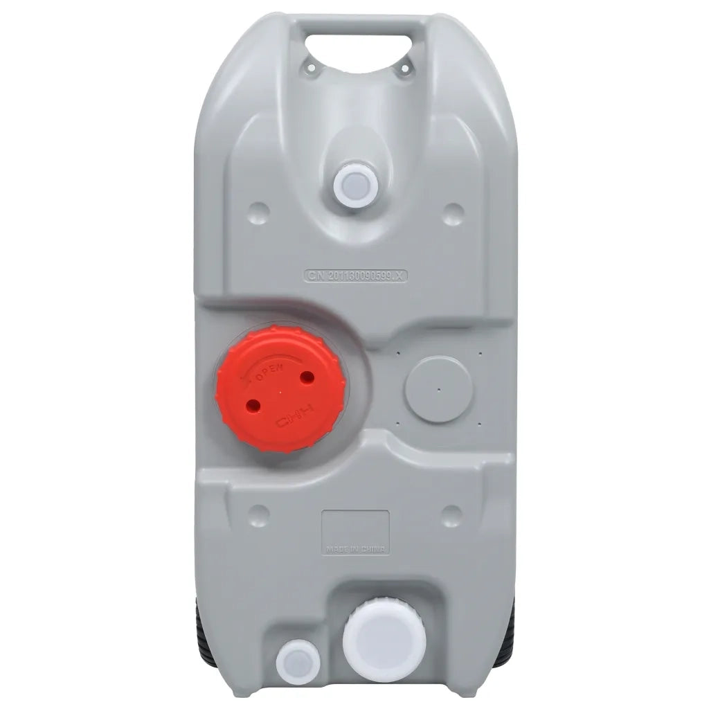 Serbatoio d'Acqua con Ruote per Campeggio 40 L Grigio CFW4940956