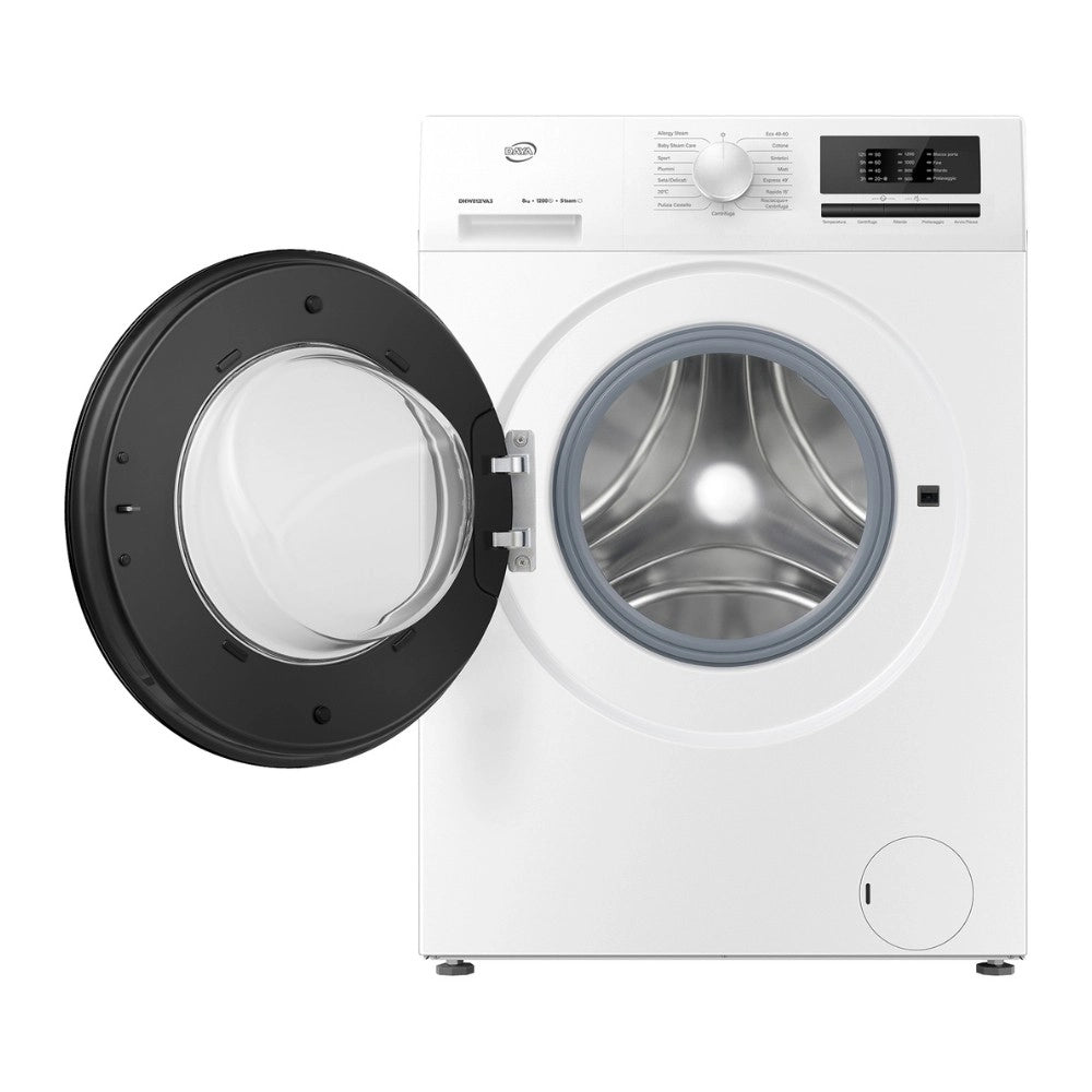 Lavatrice Daya DHW812IVA3 carica frontale 8 kg. Inverter 12000 giri bianco classe A