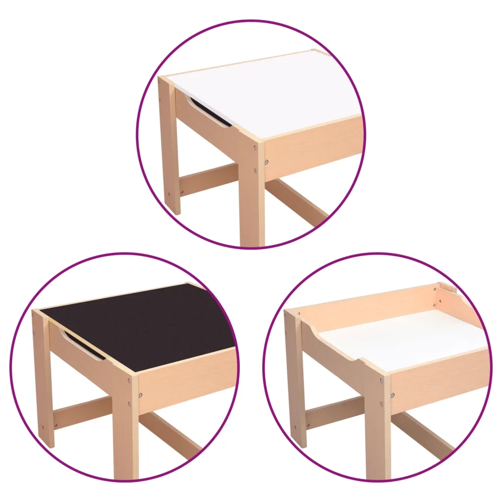 Tavolo per Bambini con 2 Sedie in MDF CFW4481868