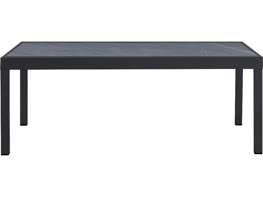 Tavolo da giardino allungabile in alluminio "Lagos" - 200/320 x 105 x 76 cm - Nero