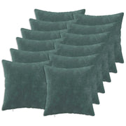 Cuscino con cuscino HEERLEN 12 pz Blu mare Fleece in microfibra 927111