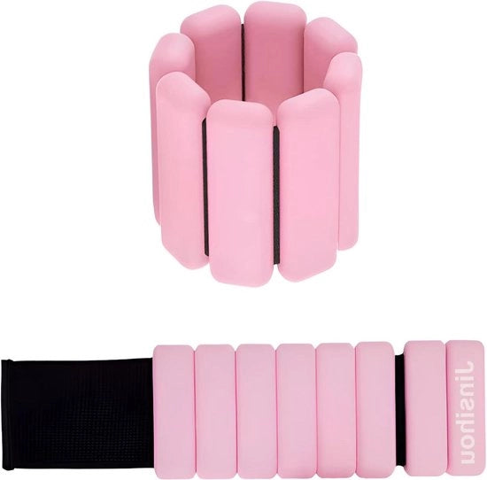 Set di manubrii regolabili - 2 x 460 g + 2 x 900 g - per polso singolo - pesi per polso portatili per camminare, correre, ginnastica, yoga, atletica, boxe - costruzione muscolare