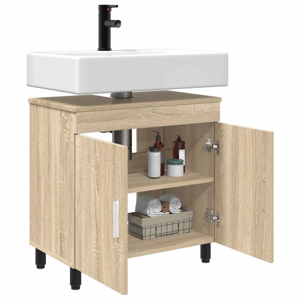 Mobiletto da bagno Rovere Sonoma 60 x 35 x 60 cm 889397