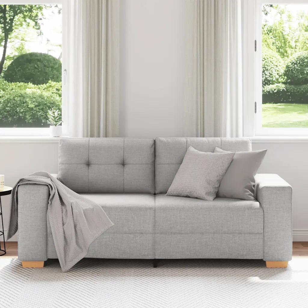 Divano Divanetto Grigio Nuvola 180x77x82 cm in Tessuto 4105086