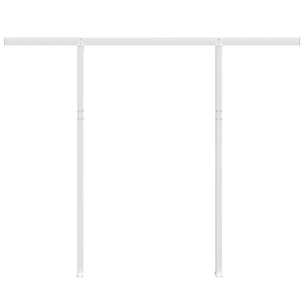 Set Pali per Tenda da Sole Bianco 300x245 cm Ferro 315093