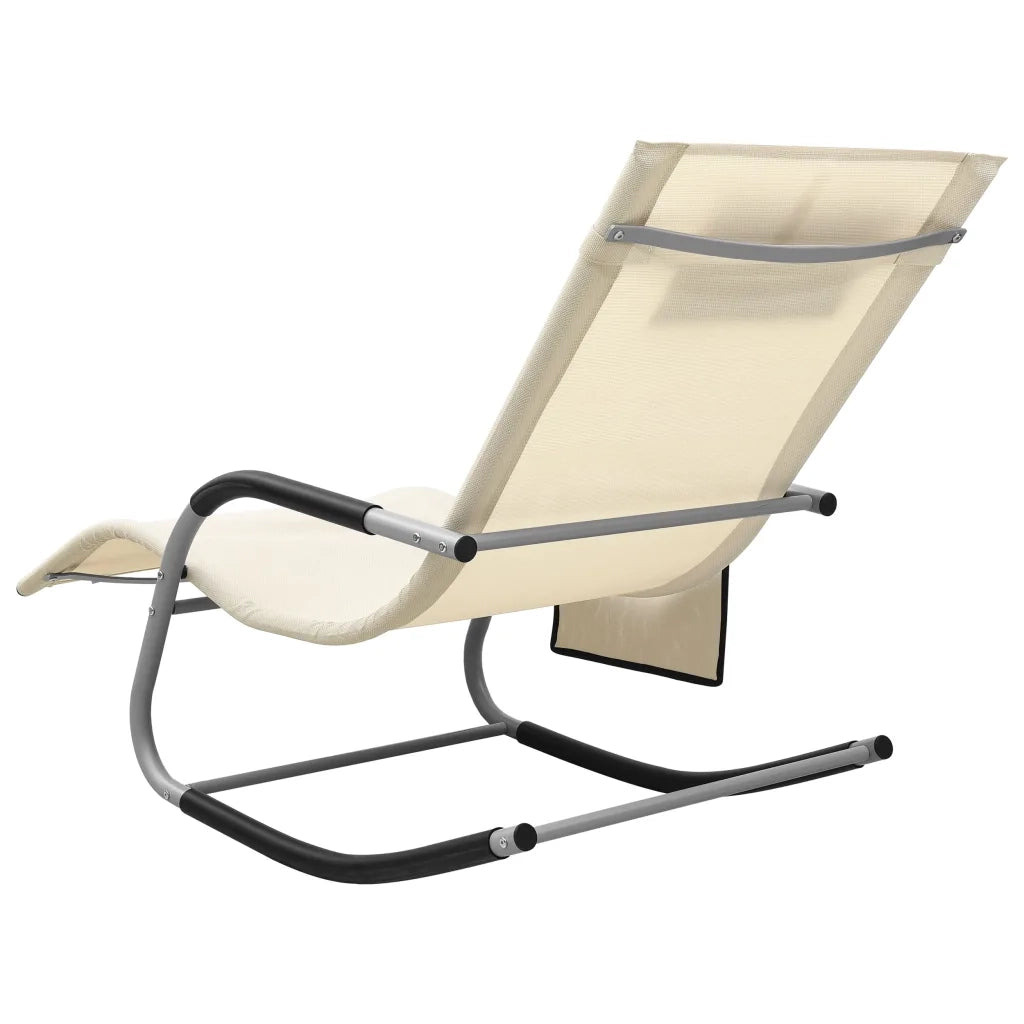 Lettini Prendisole in Textilene 2 pz Crema e Grigio cod mxl 9372