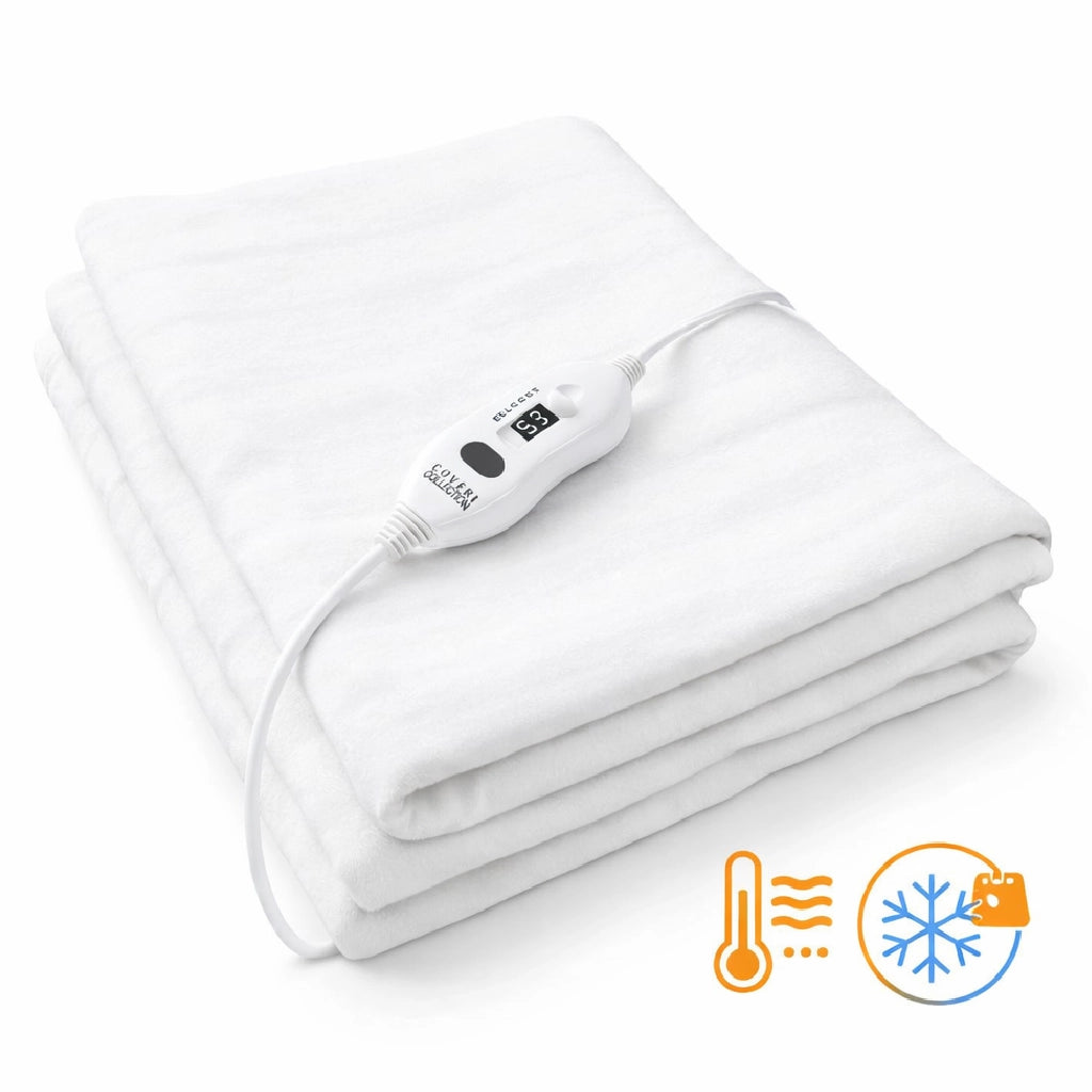 Coperta Termica con Telecomando Singola Anallergica Termocoperta 3Funzioni 60W Lavabile