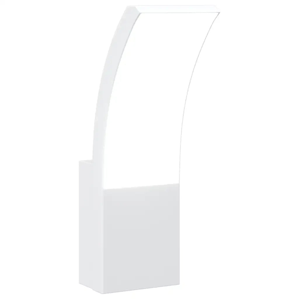 vidaXL Applique per Esterni con LED Bianca in Alluminio Pressofuso