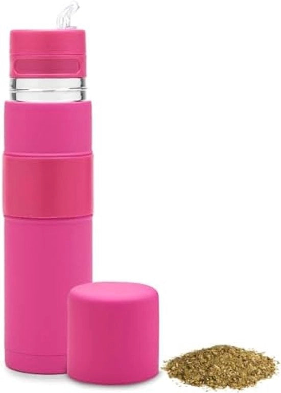 Tè All In One RVS - Nessuna necessità di rabboccare ogni volta che si desidera bere (Fuchsia)