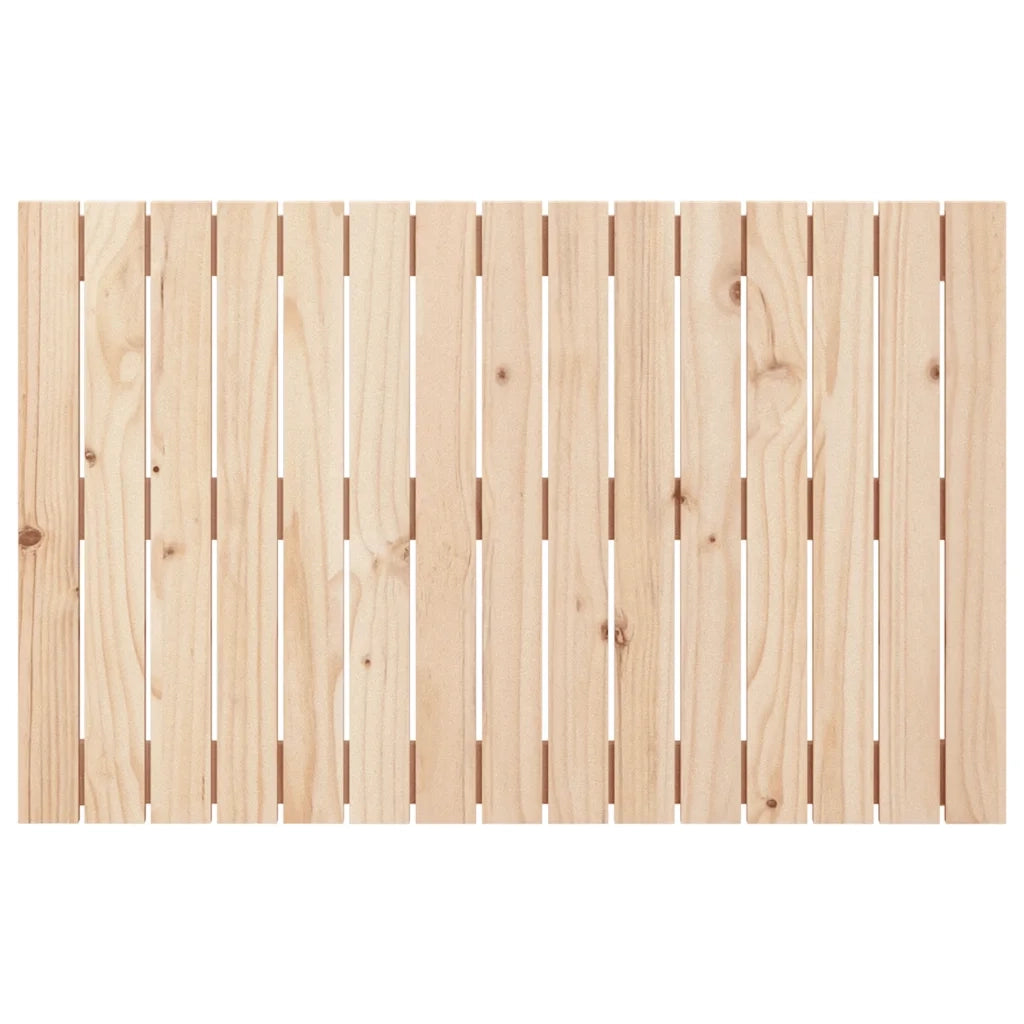 Testiera da Parete 95,5x3x60 cm in Legno Massello di Pino
