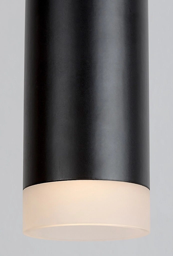 Lampada a sospensione tubo GU10 1 luce rovere/nero Toras